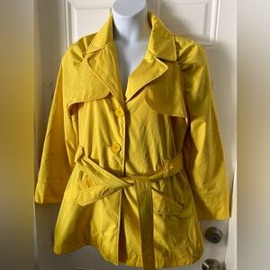 Women's Colebrook Yellow Rain Coat